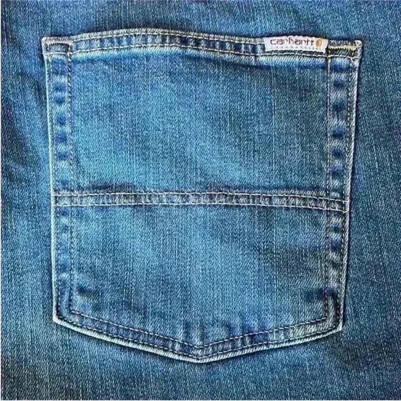 Carhartt Blaine Jean Original Fit Rugged Flex Jeans - Straight Leg Size 24W NWT - Picture 5 of 11